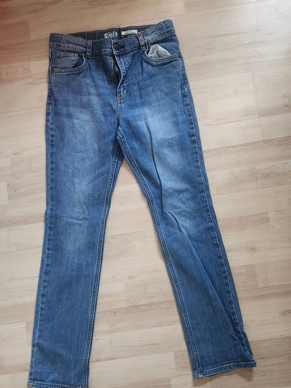 Blue Denim Jeans - Classic Straight Fit